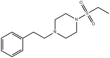 1-ethylsulfonyl-4-(2-phenylethyl)piperazine Struktur