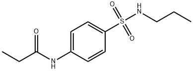 N-[4-(propylsulfamoyl)phenyl]propanamide Struktur