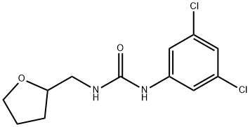 1-(3,5-dichlorophenyl)-3-(oxolan-2-ylmethyl)urea Struktur