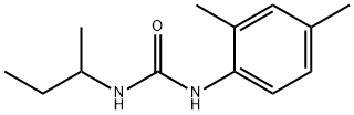 1-butan-2-yl-3-(2,4-dimethylphenyl)urea Struktur