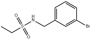 N-[(3-bromophenyl)methyl]ethanesulfonamide Struktur