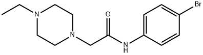 N-(4-bromophenyl)-2-(4-ethylpiperazin-1-yl)acetamide Struktur