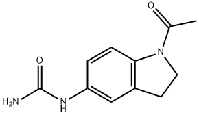 (1-acetyl-2,3-dihydroindol-5-yl)urea Struktur