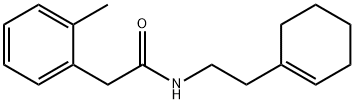 N-[2-(cyclohexen-1-yl)ethyl]-2-(2-methylphenyl)acetamide Struktur