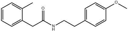 N-[2-(4-methoxyphenyl)ethyl]-2-(2-methylphenyl)acetamide Struktur