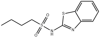 N-(1,3-benzothiazol-2-yl)butane-1-sulfonamide Struktur