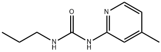 1-(4-methylpyridin-2-yl)-3-propylurea Struktur