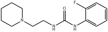 1-(2-fluorophenyl)-3-(2-piperidin-1-ylethyl)urea Struktur