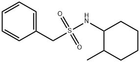 N-(2-methylcyclohexyl)-1-phenylmethanesulfonamide Struktur