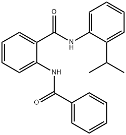 2-benzamido-N-(2-propan-2-ylphenyl)benzamide Struktur