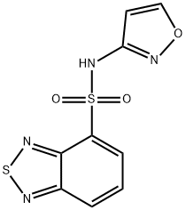 N-(1,2-oxazol-3-yl)-2,1,3-benzothiadiazole-4-sulfonamide Struktur