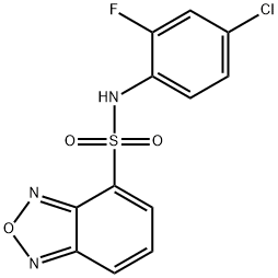 N-(4-chloro-2-fluorophenyl)-2,1,3-benzoxadiazole-4-sulfonamide Struktur