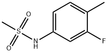 N-(3-fluoro-4-methylphenyl)methanesulfonamide Struktur