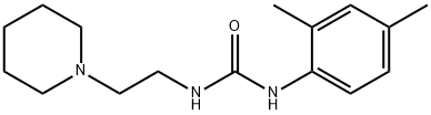 1-(2,4-dimethylphenyl)-3-(2-piperidin-1-ylethyl)urea Struktur