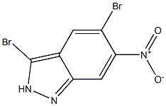 3,5-Dibromo-6-nitro-2H-indazole Struktur