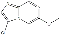 3-Chloro-6-methoxy-imidazo[1,2-a]pyrazine Struktur