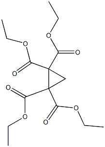 tetraethyl cyclopropane-1,1,2,2-tetracarboxylate Struktur