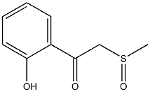 1-(2-hydroxyphenyl)-2-methylsulfinylethanone Struktur