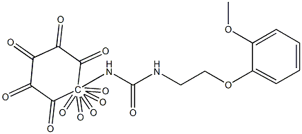 1-(4-decoxyphenyl)-3-[2-(2-methoxyphenoxy)ethyl]urea Struktur