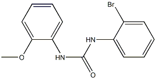 1-(2-bromophenyl)-3-(2-methoxyphenyl)urea Struktur