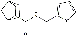 N-(furan-2-ylmethyl)bicyclo[2.2.1]heptane-3-carboxamide Struktur