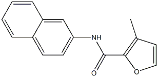 3-methyl-N-naphthalen-2-ylfuran-2-carboxamide Struktur