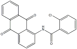 2-chloro-N-(9,10-dioxoanthracen-1-yl)benzamide Struktur