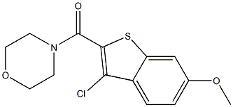 (3-chloro-6-methoxy-1-benzothiophen-2-yl)-morpholin-4-ylmethanone|