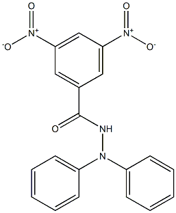 3,5-dinitro-N',N'-diphenylbenzohydrazide Struktur