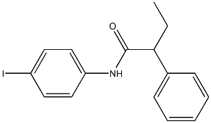 N-(4-iodophenyl)-2-phenylbutanamide Struktur