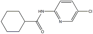 N-(5-chloropyridin-2-yl)cyclohexanecarboxamide Struktur