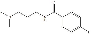 N-[3-(dimethylamino)propyl]-4-fluorobenzamide Struktur