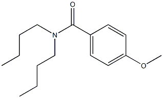 N,N-dibutyl-4-methoxybenzamide Structure