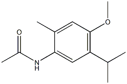 N-(4-methoxy-2-methyl-5-propan-2-ylphenyl)acetamide Struktur