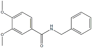 N-benzyl-3,4-dimethoxybenzamide Struktur