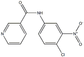 N-(4-chloro-3-nitrophenyl)pyridine-3-carboxamide Struktur