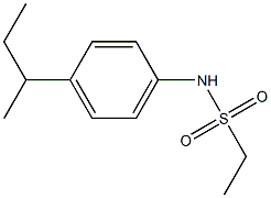 N-(4-butan-2-ylphenyl)ethanesulfonamide Struktur