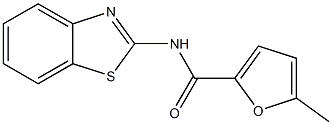 N-(1,3-benzothiazol-2-yl)-5-methylfuran-2-carboxamide Struktur