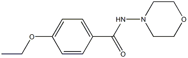 4-ethoxy-N-morpholin-4-ylbenzamide Struktur