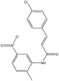 (E)-3-(4-chlorophenyl)-N-(2-methyl-5-nitrophenyl)prop-2-enamide