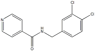 N-[(3,4-dichlorophenyl)methyl]pyridine-4-carboxamide Struktur