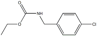 ethyl N-[(4-chlorophenyl)methyl]carbamate Struktur