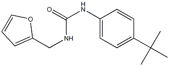 1-(4-tert-butylphenyl)-3-(furan-2-ylmethyl)urea Struktur