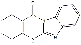 2,3,4,5-tetrahydro-1H-benzimidazolo[2,1-b]quinazolin-12-one Struktur