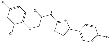 N-[4-(4-bromophenyl)-1,3-thiazol-2-yl]-2-(2,4-dichlorophenoxy)acetamide