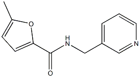 5-methyl-N-(pyridin-3-ylmethyl)furan-2-carboxamide Struktur