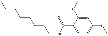 2,4-dimethoxy-N-octylbenzamide Struktur