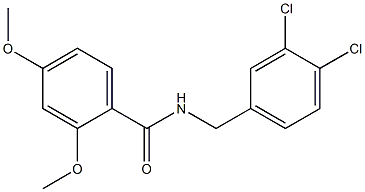 N-[(3,4-dichlorophenyl)methyl]-2,4-dimethoxybenzamide Struktur