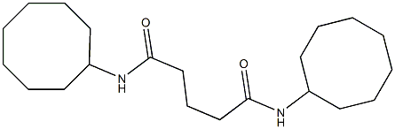 N,N'-di(cyclooctyl)pentanediamide Struktur