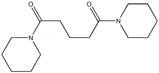 1,5-di(piperidin-1-yl)pentane-1,5-dione Struktur